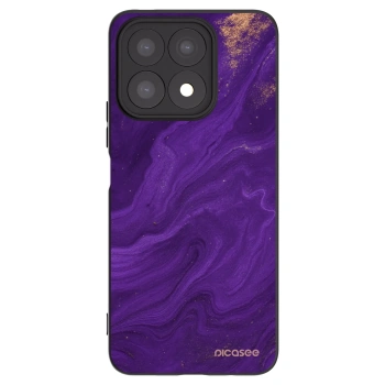 Picasee Μαύρη θήκη σιλικόνης για Honor X8a - Purple