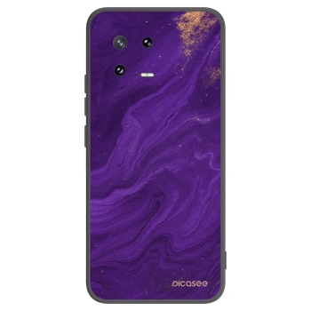 Picasee Μαύρη θήκη σιλικόνης για Xiaomi 13 Pro - Purple