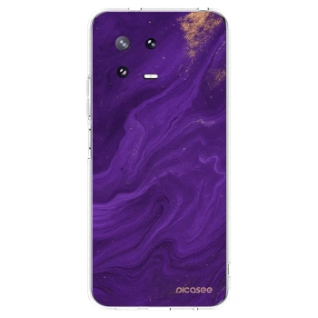 Picasee διαφανής θήκη σιλικόνης Xiaomi 13 Pro - Purple