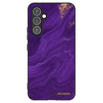 Picasee Μαύρη θήκη σιλικόνης για Samsung Galaxy A54 5G A546B - Purple