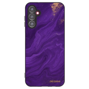 Picasee Μαύρη θήκη σιλικόνης για Samsung Galaxy A14 4G A145R - Purple
