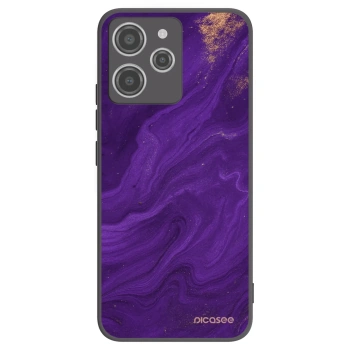 Picasee Μαύρη θήκη σιλικόνης για Xiaomi Redmi 12 4G - Purple