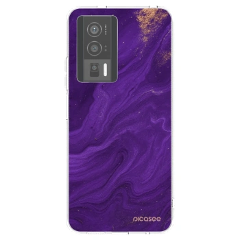 Picasee διαφανής θήκη σιλικόνης Xiaomi Poco F5 Pro 5G - Purple