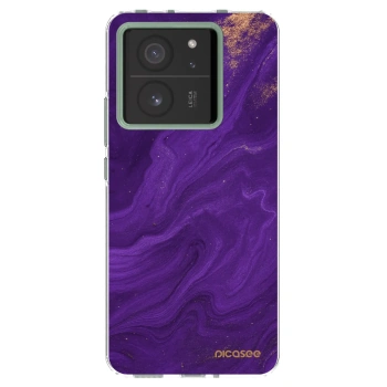 Picasee διαφανής θήκη σιλικόνης Xiaomi 13T - Purple