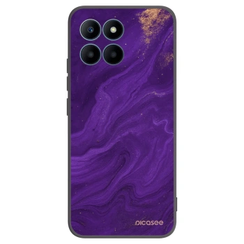 Picasee Μαύρη θήκη σιλικόνης για Honor 70 Lite - Purple