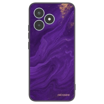 Picasee Μαύρη θήκη σιλικόνης για Realme C53 - Purple