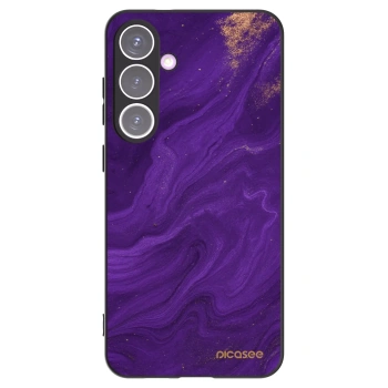 Picasee Μαύρη θήκη σιλικόνης για Samsung Galaxy S24+ S926B 5G - Purple