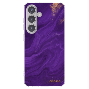 Picasee διαφανής θήκη σιλικόνης Samsung Galaxy S24 S921B 5G - Purple