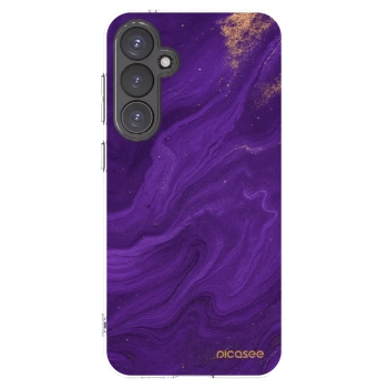 Picasee διαφανής θήκη σιλικόνης Samsung Galaxy S23 FE S711B - Purple