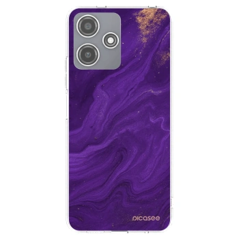 Picasee διαφανής θήκη σιλικόνης Xiaomi Redmi 12 5G - Purple