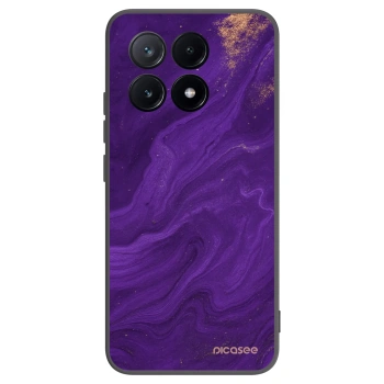 Picasee Μαύρη θήκη σιλικόνης για Xiaomi Poco X6 Pro - Purple