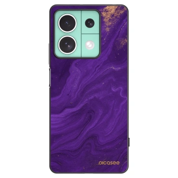 Picasee Μαύρη θήκη σιλικόνης για Xiaomi Redmi Note 13 5G - Purple