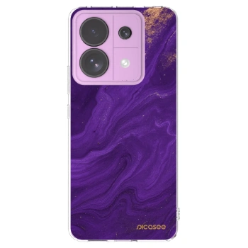 Picasee διαφανής θήκη σιλικόνης Xiaomi Redmi Note 13 Pro 5G - Purple