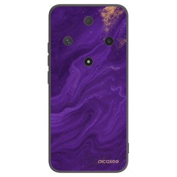 Picasee Μαύρη θήκη σιλικόνης για Honor Magic6 Lite 5G - Purple