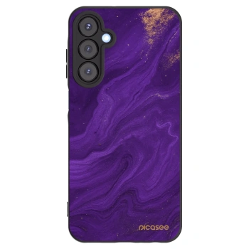Picasee Μαύρη θήκη σιλικόνης για Samsung Galaxy A25 A256B 5G - Purple