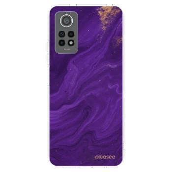 Picasee διαφανής θήκη σιλικόνης Xiaomi Redmi Note 12 Pro 4G - Purple