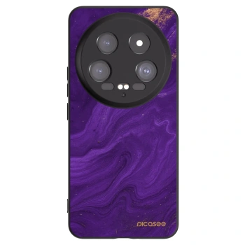 Picasee Μαύρη θήκη σιλικόνης για Xiaomi 14 Ultra - Purple
