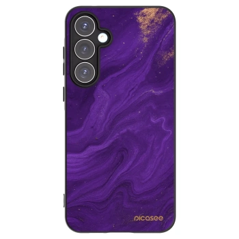 Picasee Μαύρη θήκη σιλικόνης για Samsung Galaxy A55 5G A556B - Purple