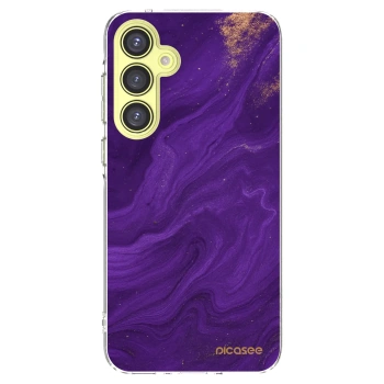Picasee διαφανής θήκη σιλικόνης Samsung Galaxy A35 5G A356B - Purple