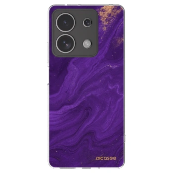 Picasee διαφανής θήκη σιλικόνης Xiaomi Redmi Note 13 4G - Purple