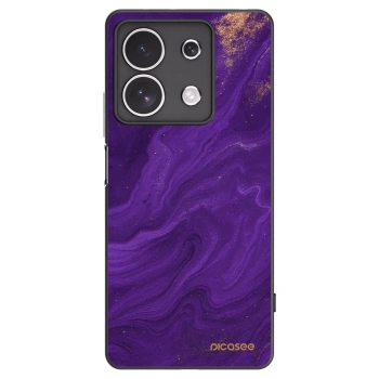 Picasee Μαύρη θήκη σιλικόνης για Xiaomi Redmi Note 13 4G - Purple