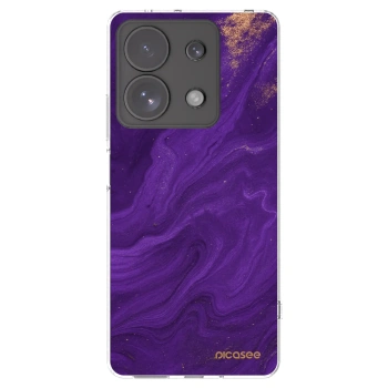 Picasee διαφανής θήκη σιλικόνης Xiaomi Redmi Note 13 Pro 4G - Purple