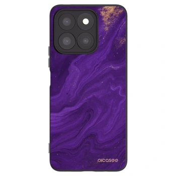 Picasee Μαύρη θήκη σιλικόνης για Honor X8b - Purple