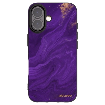 Picasee Μαύρη θήκη σιλικόνης για Apple iPhone 16 - Purple