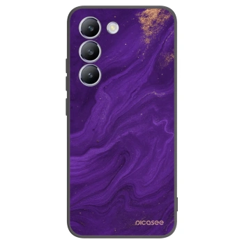 Picasee Μαύρη θήκη σιλικόνης για Vivo V40 SE 5G - Purple