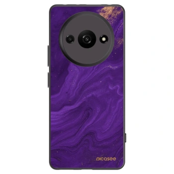 Picasee Μαύρη θήκη σιλικόνης για Xiaomi Redmi A3 - Purple