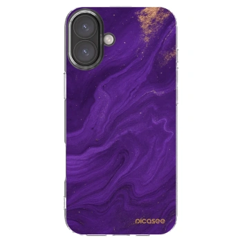 Picasee διαφανής θήκη σιλικόνης Apple iPhone 16 Plus - Purple