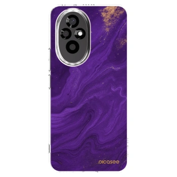 Picasee διαφανής θήκη σιλικόνης Honor 200 Pro 5G - Purple