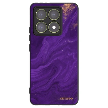 Picasee Μαύρη θήκη σιλικόνης για Xiaomi 14T - Purple