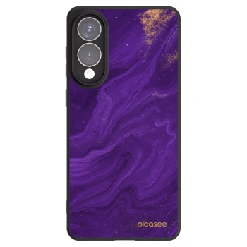 Picasee Μαύρη θήκη σιλικόνης για Samsung Galaxy S25 Edge 5G - Purple