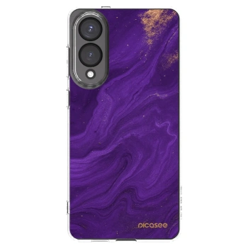 Picasee διαφανής θήκη σιλικόνης Samsung Galaxy S25 Edge 5G - Purple