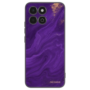 Picasee Μαύρη θήκη σιλικόνης για Honor 200 Smart 5G - Purple