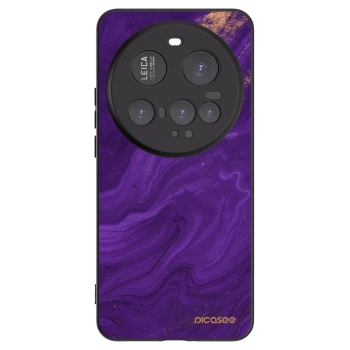 Picasee Μαύρη θήκη σιλικόνης για Xiaomi 15 Ultra - Purple