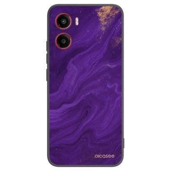Picasee Μαύρη θήκη σιλικόνης για Motorola Moto G05 - Purple