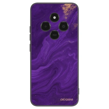 Picasee Μαύρη θήκη σιλικόνης για Xiaomi Poco C75 - Purple