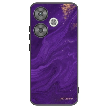 Picasee Μαύρη θήκη σιλικόνης για Xiaomi Poco F6 - Purple