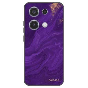 Picasee Μαύρη θήκη σιλικόνης για Xiaomi Redmi Note 14S - Purple