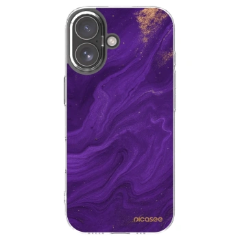Picasee διαφανής θήκη σιλικόνης Apple iPhone 17 - Purple