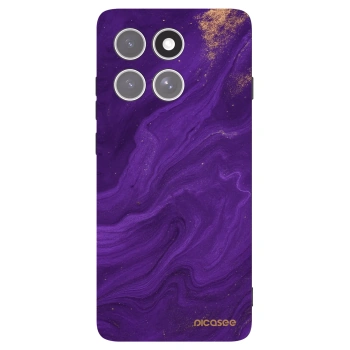 Picasee Μαύρη θήκη σιλικόνης για Motorola Edge 60 Pro - Purple