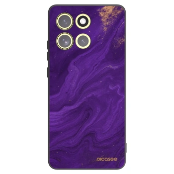 Picasee Μαύρη θήκη σιλικόνης για Motorola Moto G86 5G - Purple