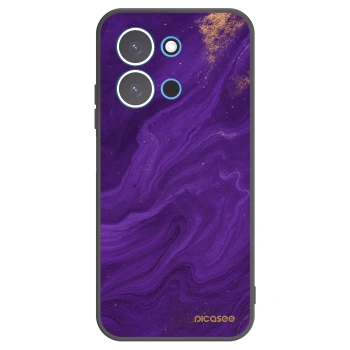 Picasee Μαύρη θήκη σιλικόνης για Xiaomi Redmi 15C 4G - Purple