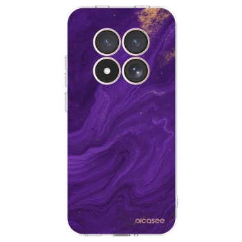 Picasee διαφανής θήκη σιλικόνης Xiaomi Redmi Note 15 Pro 4G - Purple