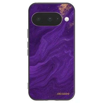Picasee Μαύρη θήκη σιλικόνης για Google Pixel 10 - Purple