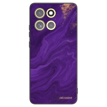 Picasee Μαύρη θήκη σιλικόνης για Motorola Moto G86 Power 5G - Purple