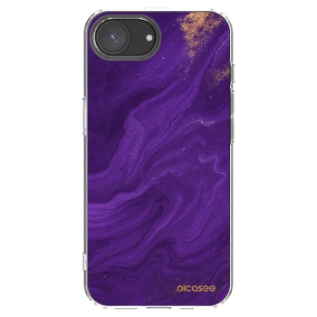 Picasee διαφανής θήκη σιλικόνης Apple iPhone 17e - Purple