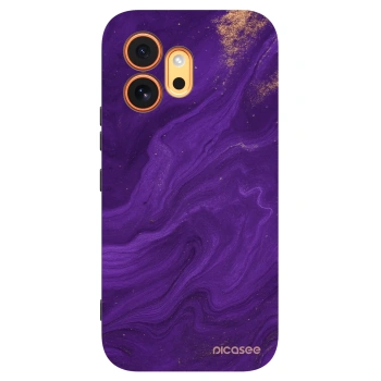 Picasee Μαύρη θήκη σιλικόνης για Honor 600 - Purple